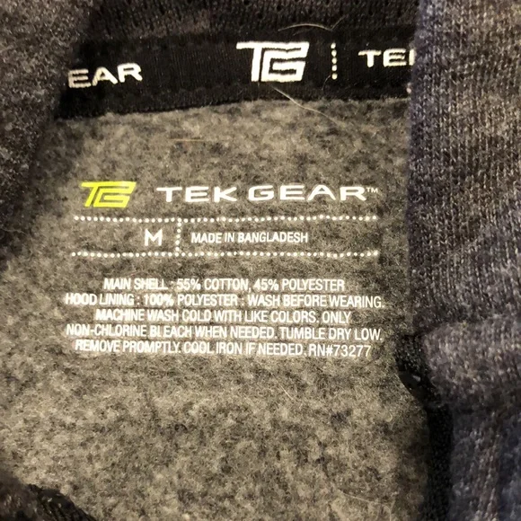 Grey and black Medium jacket with hoodie and pockets - Picture 2 of 4